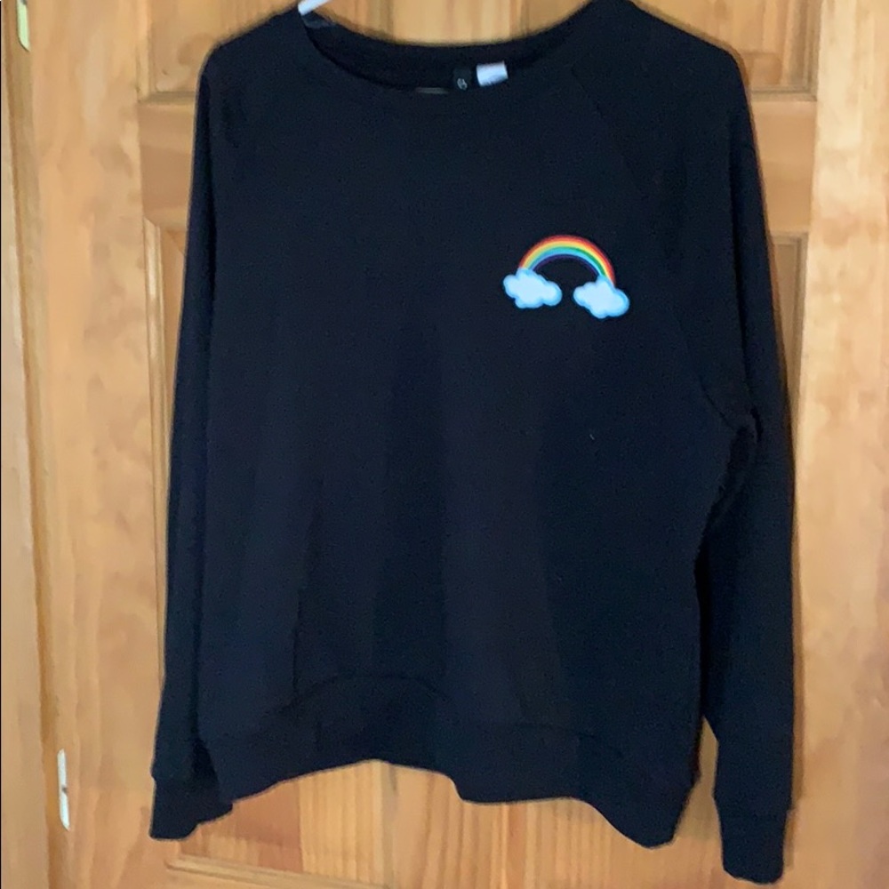Rainbow crew neck